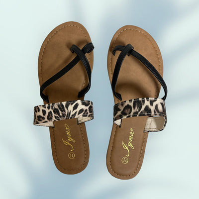 Black Leopard Slip-on Sandal-leopard, Sale, Sandals, slip on-[option4]-[option5]-[option6]-Bella Bliss Boutique in Texas