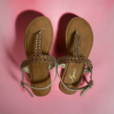 Gold Sandals-gold, Sale, Sandals-[option4]-[option5]-[option6]-Bella Bliss Boutique in Texas