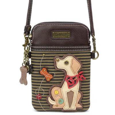 Yellow Lab Cell Phone Crossbody-Accessories, Cell Phone, Cell Phone Crossbody, Crossbody, Olive Stripe, Purses & Wallets, Women, women's, Yellow Lab-[option4]-[option5]-[option6]-Bella Bliss Boutique in Texas