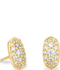 Kendra Scott Grayson Crystal Stud Earrings in Gold