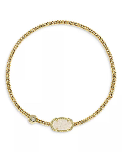 Kendra Scott Grayson Bracelet in Gold Iridescent Drusy