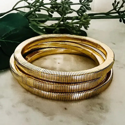 3-Strand Stretch Wire Bracelet-3-Strand,Bracelet,Bracelets,Jewelry,Stretch Bracelet,Wire Bracelet-[option4]-[option5]-[option6]-Bella Bliss Boutique in Texas