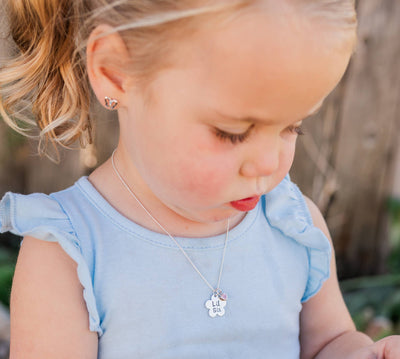 Sterling Silver Big Sis Daisy Necklace