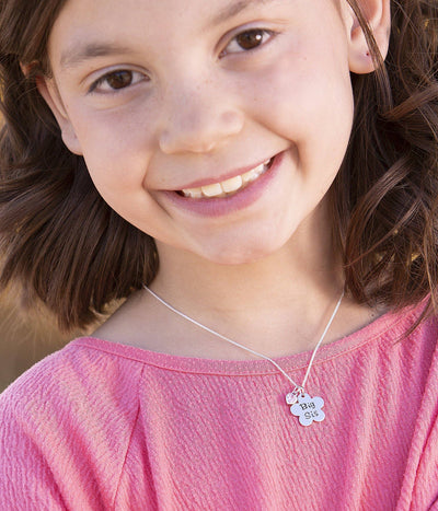 Sterling Silver Big Sis Daisy Necklace