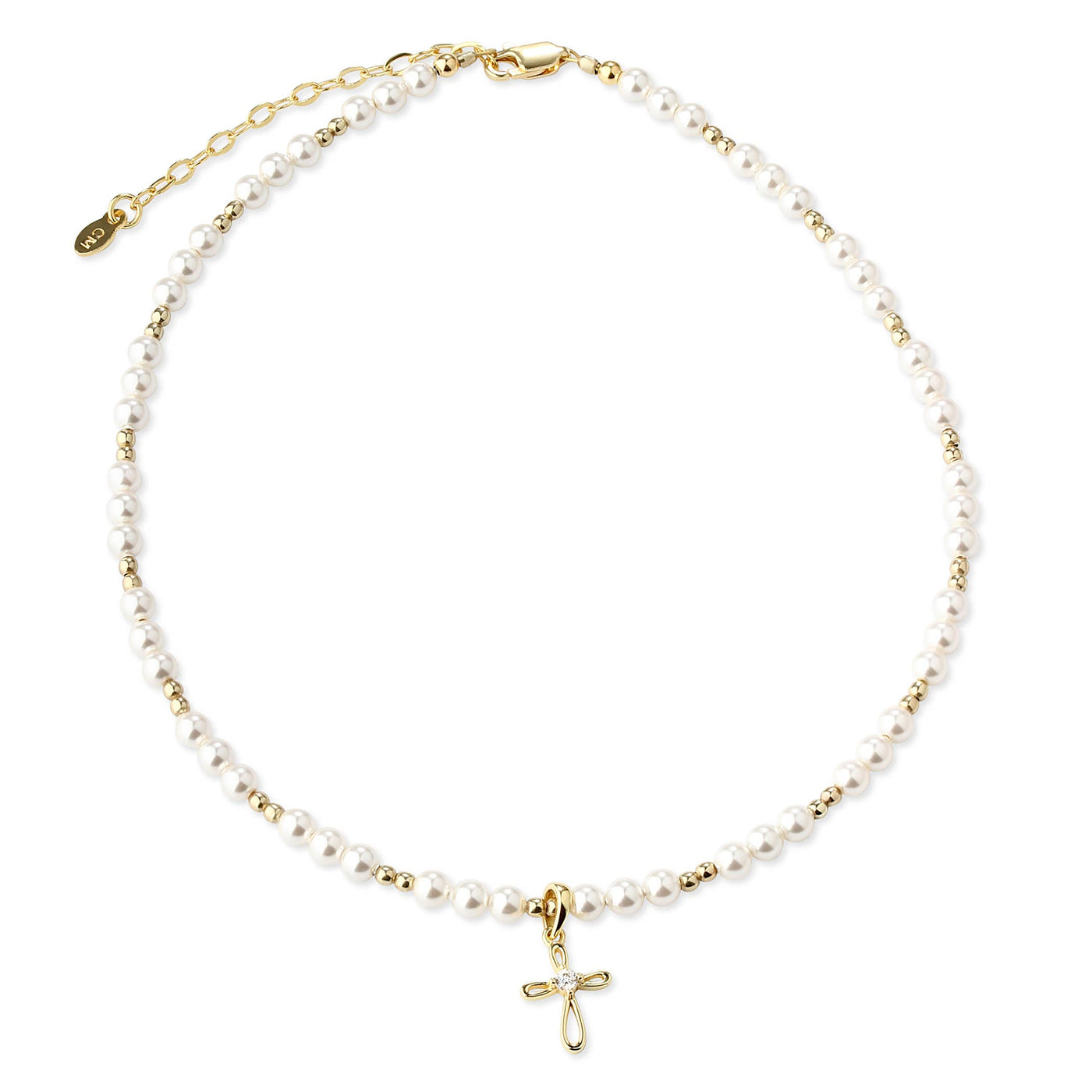 14K Gold Cross Necklace