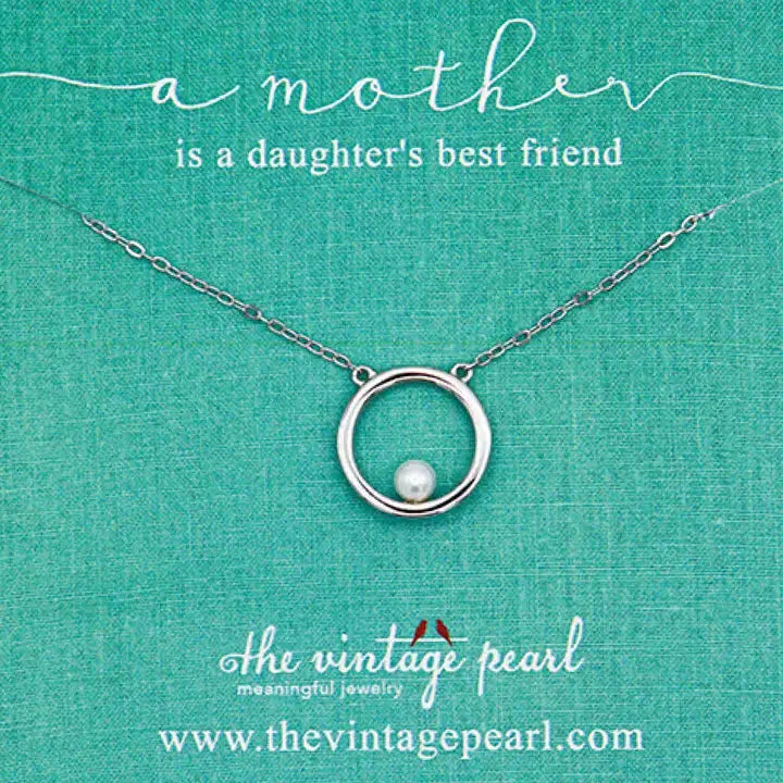 A Mother is a Daughter's Best Friend-Jewelry, necklace, necklaces-[option4]-[option5]-[option6]-Bella Bliss Boutique in Texas