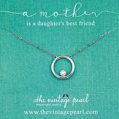 A Mother is a Daughter's Best Friend-Jewelry, necklace, necklaces-[option4]-[option5]-[option6]-Bella Bliss Boutique in Texas
