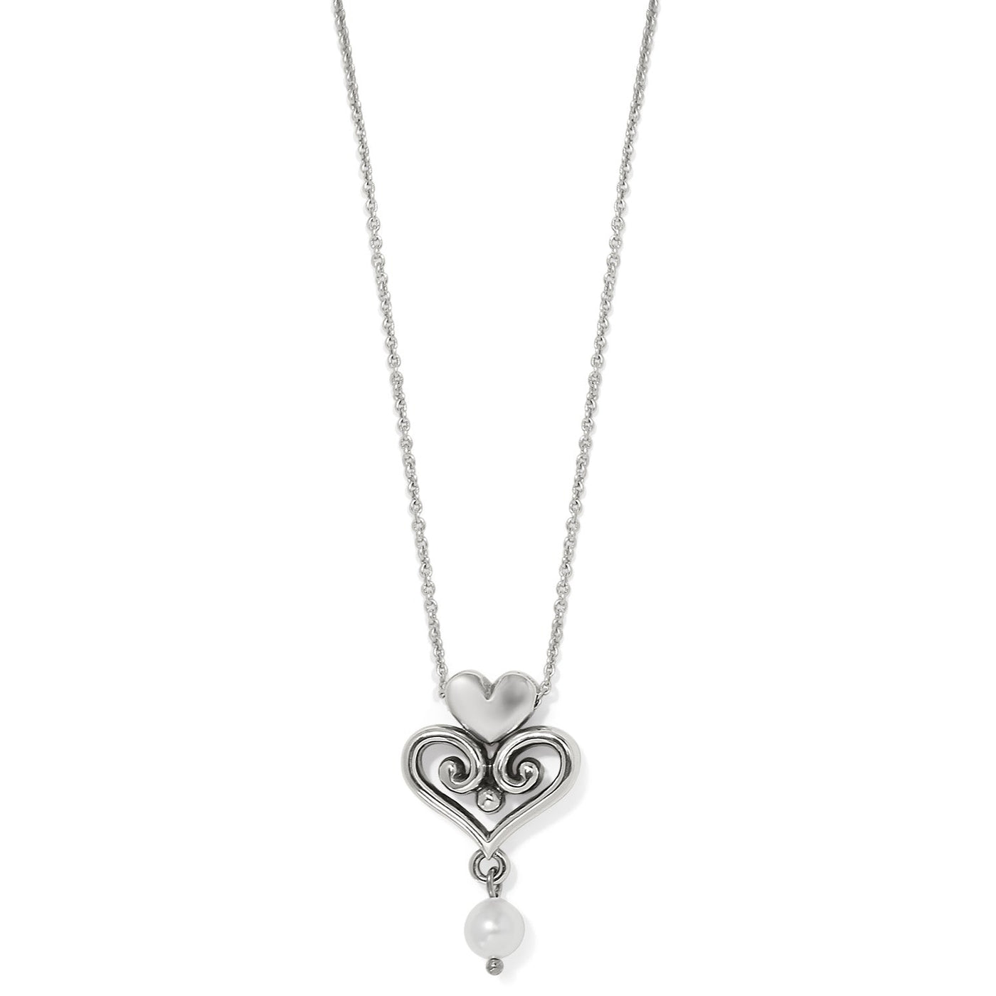 Alcazar Amor Pearl Pendant Necklace-Alcazar, Alcazar Amor, Alcazar Amor Pearl, Brighton, Jewelry, necklace, necklaces, Pearl, Pendant Necklace-[option4]-[option5]-[option6]-Bella Bliss Boutique in Texas