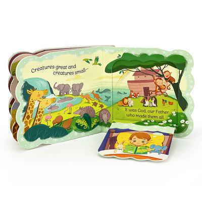 All God's Creatures Lift-a-Flap Book-Activity Book,Children & Tween,Children & Tweens,children's,children's Accessories,Gifts for Baby,Interactive Book,Lift-a-Flap Book,Toys-[option4]-[option5]-[option6]-Bella Bliss Boutique in Texas