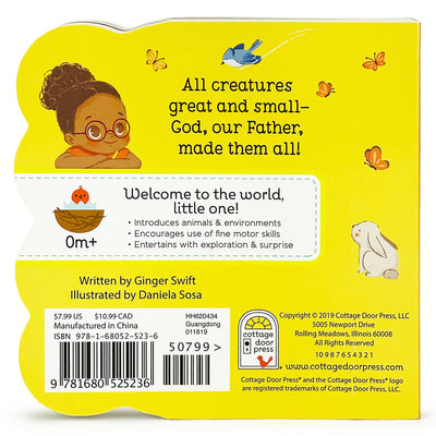 All God's Creatures Lift-a-Flap Book-Activity Book,Children & Tween,Children & Tweens,children's,children's Accessories,Gifts for Baby,Interactive Book,Lift-a-Flap Book,Toys-[option4]-[option5]-[option6]-Bella Bliss Boutique in Texas