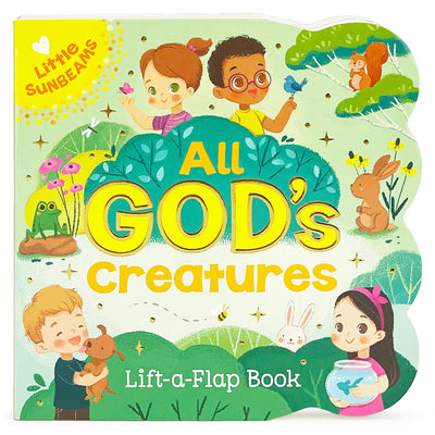 All God's Creatures Lift-a-Flap Book-Activity Book,Children & Tween,Children & Tweens,children's,children's Accessories,Gifts for Baby,Interactive Book,Lift-a-Flap Book,Toys-[option4]-[option5]-[option6]-Bella Bliss Boutique in Texas