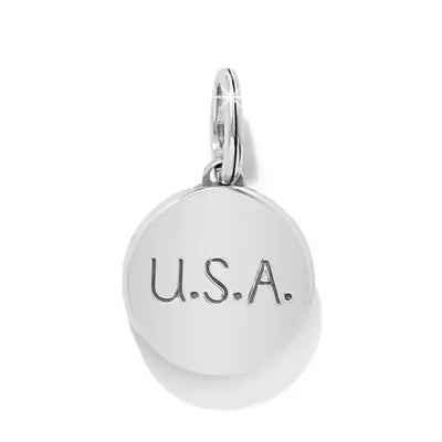 American Star Charm-American Star,Blue Crystals,Brighton,Charm,Charms,Clear Crystal,Crystal,Crystals,Jewelry,Patriotic,Patriotic Charm,Red Crystals,Red White & Blue,USA,USA Charm-[option4]-[option5]-[option6]-Bella Bliss Boutique in Texas
