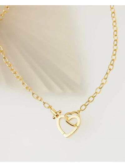 Amore Necklace-gold, heart, Jewelry, necklace, necklaces-[option4]-[option5]-[option6]-Bella Bliss Boutique in Texas