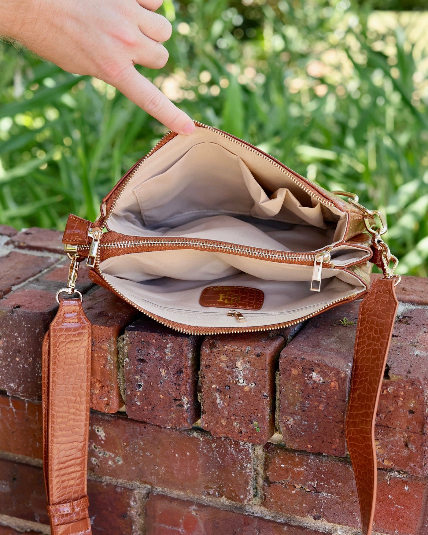 Ariana Latte Crossbody-Animal Print,Caroline Hill,Chain Detail,Crossbody,Detachable Straps,gold,Handbags,Nude,Purse,purses & bags,Purses & Wallets,Women,women's-[option4]-[option5]-[option6]-Bella Bliss Boutique in Texas