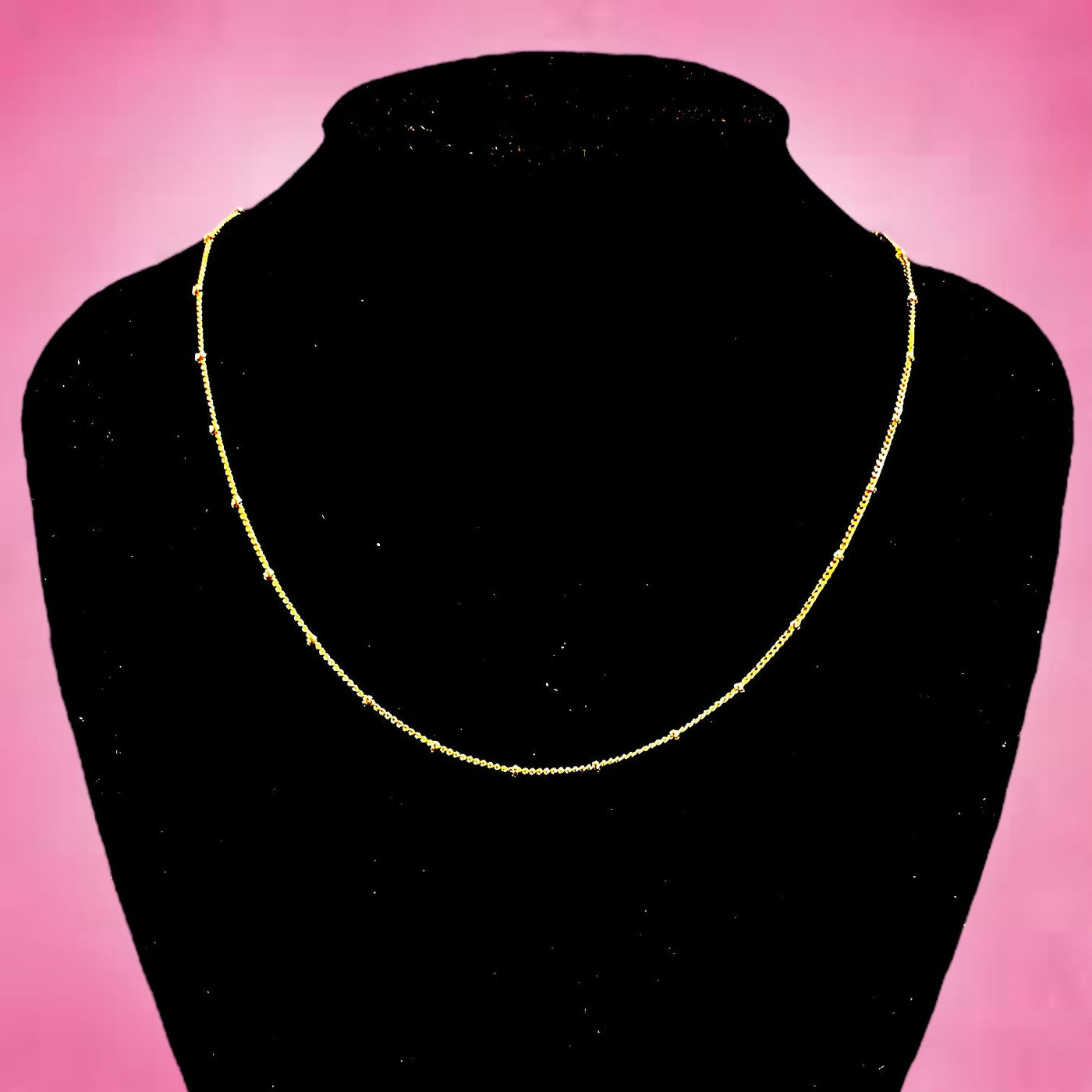 Baby Ball Chain Necklace-16" Chain, 20" Chain, Jewelry, necklace, necklaces-Gold-16"-[option4]-[option5]-[option6]-Bella Bliss Boutique in Texas