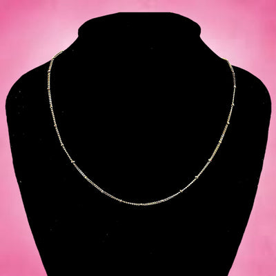 Baby Ball Chain Necklace-16" Chain, 20" Chain, Jewelry, necklace, necklaces-Silver-16"-[option4]-[option5]-[option6]-Bella Bliss Boutique in Texas