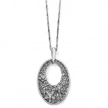 Baroness Fiori Oval Short Necklace-Baroness, Baroness Fiori, Brighton, Jewelry, necklace, necklaces, Oval, Pendant Necklace, Short Necklace-[option4]-[option5]-[option6]-Bella Bliss Boutique in Texas