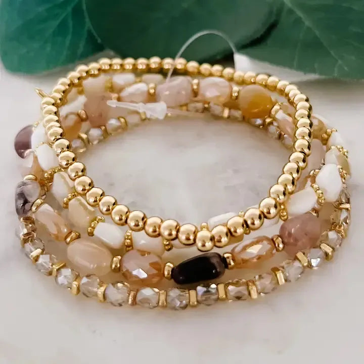 Beaded Bracelet Set-Beaded Bracelet,Bracelet,Bracelets,Jewelry,Stack Bracelet-[option4]-[option5]-[option6]-Bella Bliss Boutique in Texas