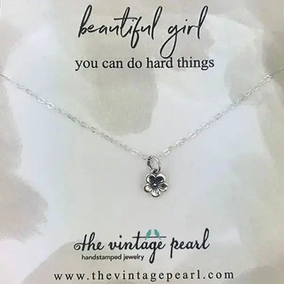 Beautiful Girl Necklace-18" Necklace, Beautiful Girl, Jewelry, necklace, necklaces, Sterling Silver-[option4]-[option5]-[option6]-Bella Bliss Boutique in Texas