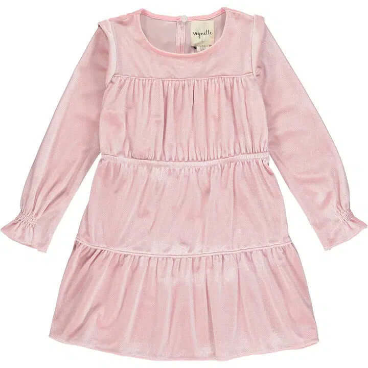 Bennett Dress-Children & Tweens,children's,Children/Tween,Childrens/Tween,dress,dresses,Pink,Rose,Sale,Tweens 7-14,Velvet-[option4]-[option5]-[option6]-Bella Bliss Boutique in Texas