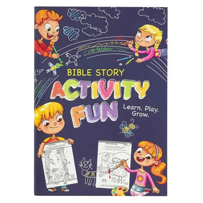 Bible Story Activity Fun Softcover Book-Activity Book,Bible Story,Books,Children & Tweens,children's,Christian Gifts,Educational Books,gift,Gifts,misc,Miscellaneous,Soft Cover-[option4]-[option5]-[option6]-Bella Bliss Boutique in Texas