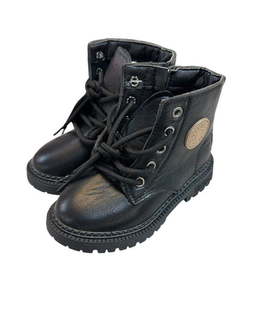 Black Combat Boots-Black,boots,Children & Tweens,children's,Combat Boots,Infant to 6,Shoes-[option4]-[option5]-[option6]-Bella Bliss Boutique in Texas