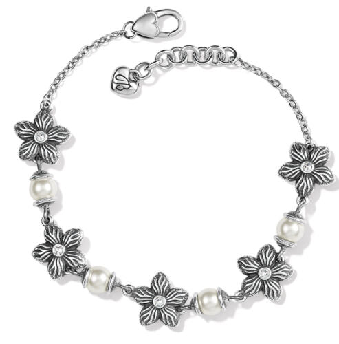 Bloom Flower Pearl Bracelet-Bloom, Bloom Flower, Bracelet, Bracelets, Brighton, Jewelry, Pearl-[option4]-[option5]-[option6]-Bella Bliss Boutique in Texas