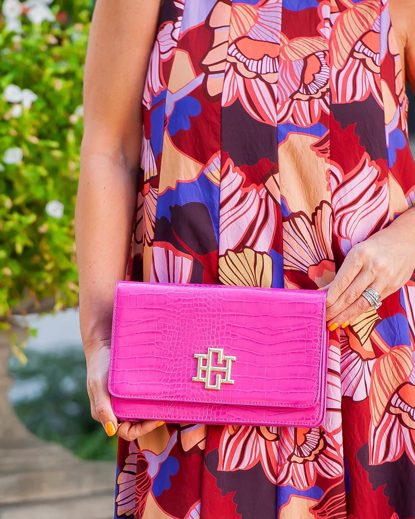 Bryn Clutch/Crossbody-Animal Print,Clutch,Clutch Purse,Crossbody,Detachable Straps,gold,Hot Pink,Pink,Purses & Wallets,Women,women's-[option4]-[option5]-[option6]-Bella Bliss Boutique in Texas