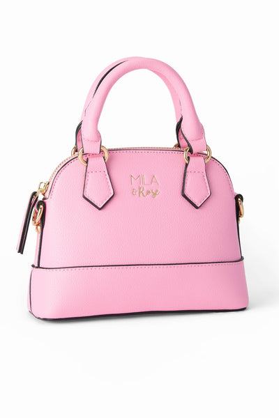Bubblegum Pink Girl's Crossbody Purse-Children & Tweens,children's,children's Accessories,Children/Tween,Childrens/Tween,Crossbody,Gifts,Handbags,mila and rose,Mini Crossbody,Pink,purses & bags-[option4]-[option5]-[option6]-Bella Bliss Boutique in Texas