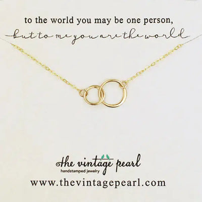 But To Me You Are the World-Jewelry, necklace, necklaces-[option4]-[option5]-[option6]-Bella Bliss Boutique in Texas