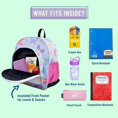 Butterfly Garden 12" Backpack-12" Backpack,Back to School,Backpack,Backpacks,Butterfly,Butterfly Garden,Children & Tweens,children's,children's Accessories,Infant to 6,purses & bags,Sale,Tween Accessories,Tweens 7-14-[option4]-[option5]-[option6]-Bella Bliss Boutique in Texas
