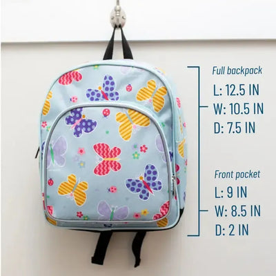 Butterfly Garden 12" Backpack-12" Backpack,Back to School,Backpack,Backpacks,Butterfly,Butterfly Garden,Children & Tweens,children's,children's Accessories,Infant to 6,purses & bags,Sale,Tween Accessories,Tweens 7-14-[option4]-[option5]-[option6]-Bella Bliss Boutique in Texas
