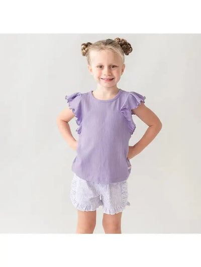Butterfly Sleeve Top-Butterfly Sleeve,Children & Tweens,children's,clothing,Infant to 6,purple,Top,Tops-[option4]-[option5]-[option6]-Bella Bliss Boutique in Texas