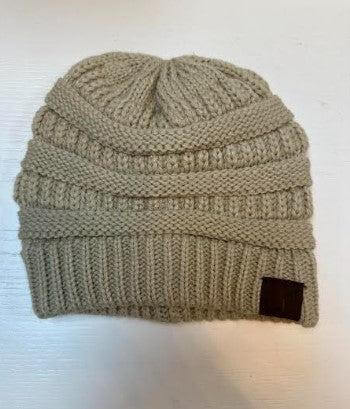 CC Solid Ribbed Beanie-Accessories,Beanie,Beige,Black,Ribbed,Ribbed Beanie,Women,women's-[option4]-[option5]-[option6]-Bella Bliss Boutique in Texas