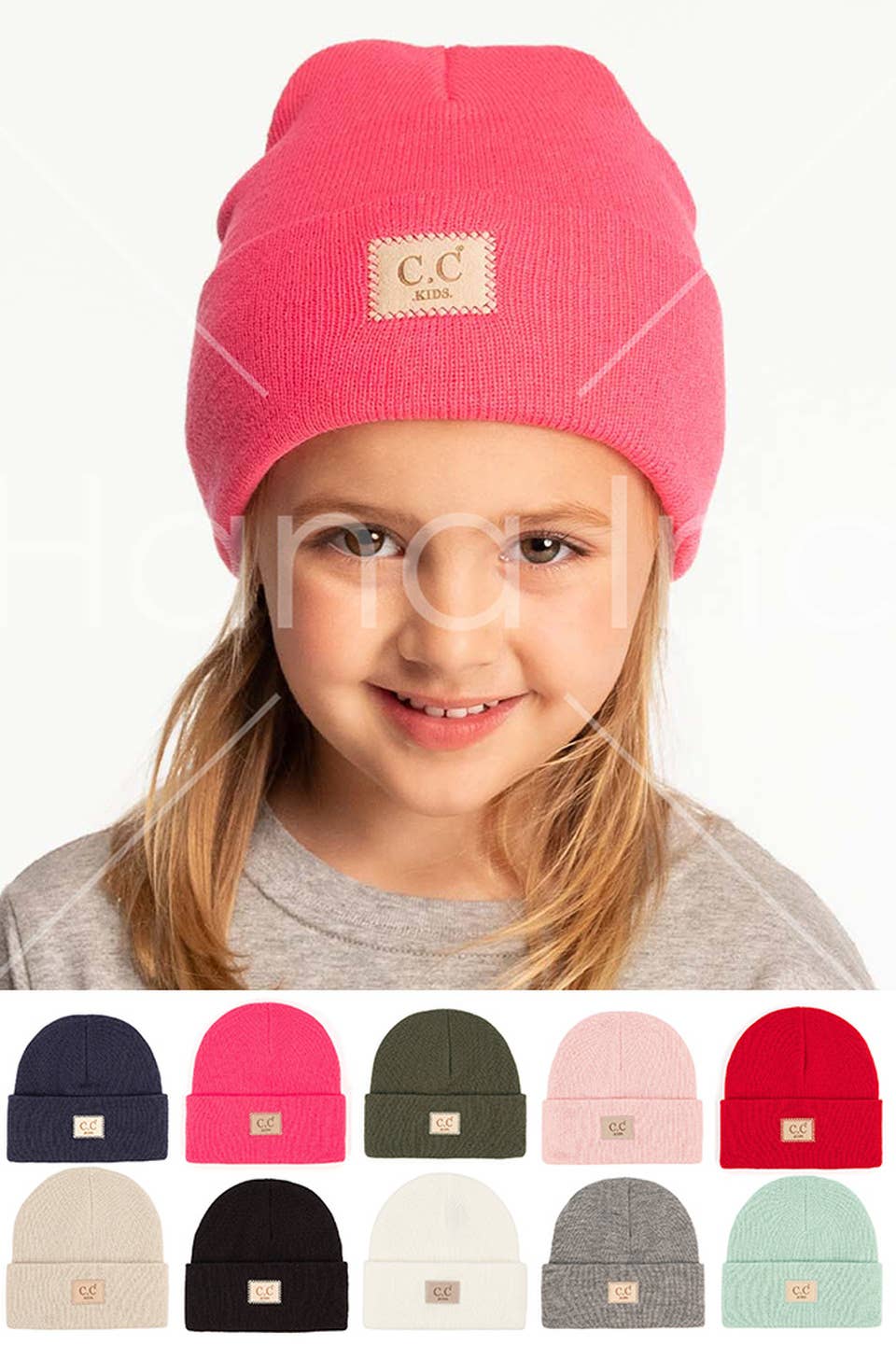 C.C Kids Classic Rib Patch Beanie-Baby Essentials,Beanie,Beige,Black,Children & Tween,Children & Tweens,children's,children's Accessories,Childrens/Tween,Grey,hat,Hats,Infant to 6-[option4]-[option5]-[option6]-Bella Bliss Boutique in Texas