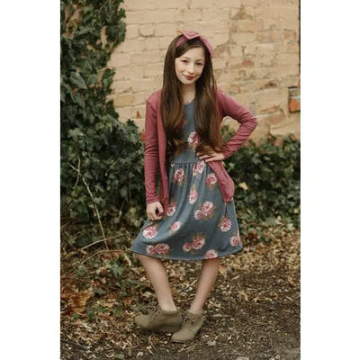 Cardigan Sweater-Black,Cardigan,Children & Tweens,Fall,mauve,tween,Tween 7-14,Tweens 7-14-[option4]-[option5]-[option6]-Bella Bliss Boutique in Texas