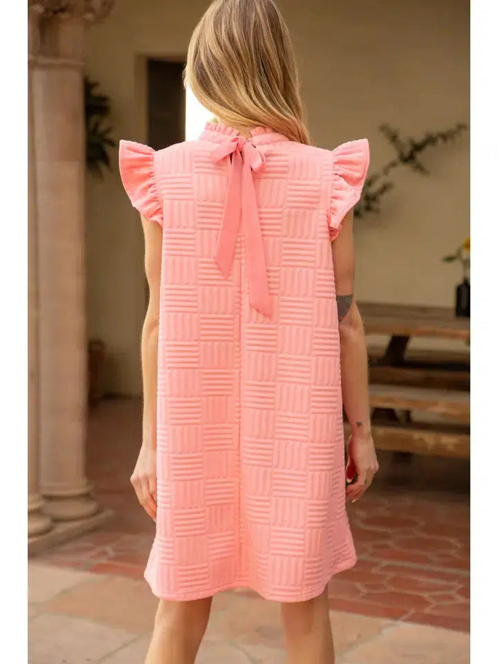 white knit sleeveless dress JULIE KEGELS