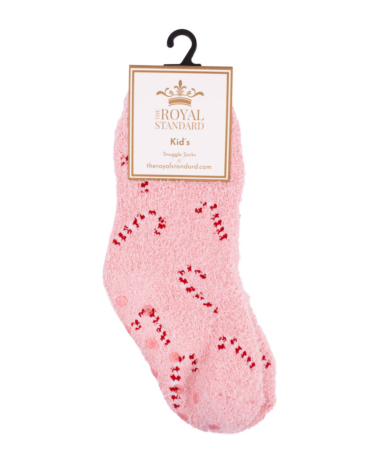 Children's Candy Cane Cutie Snuggle Socks-Children & Tweens,children's,Childrens/Tween,holiday,Pink,Socks-L/XL (2-5)-[option4]-[option5]-[option6]-Bella Bliss Boutique in Texas