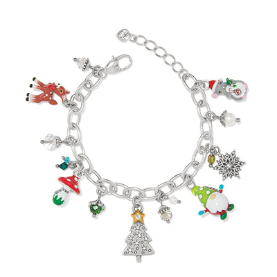 Christmas Forest Charm Bracelet-Bracelet, Bracelets, Brighton, Charm Bracelet, Christmas, Christmas Forest, Jewelry-[option4]-[option5]-[option6]-Bella Bliss Boutique in Texas