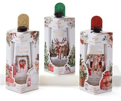 Christmas Scented Hand Cream & Nail File Gift Set-Christmas,Christmas Scented,Fireside,Gift Sets,Gifts,Hand Cream,Miscellaneous,Nail File,Peppermint Patty,Raspberry Ice,Stocking Stuffer-Believe In The Magic of Christmas-[option4]-[option5]-[option6]-Bella Bliss Boutique in Texas