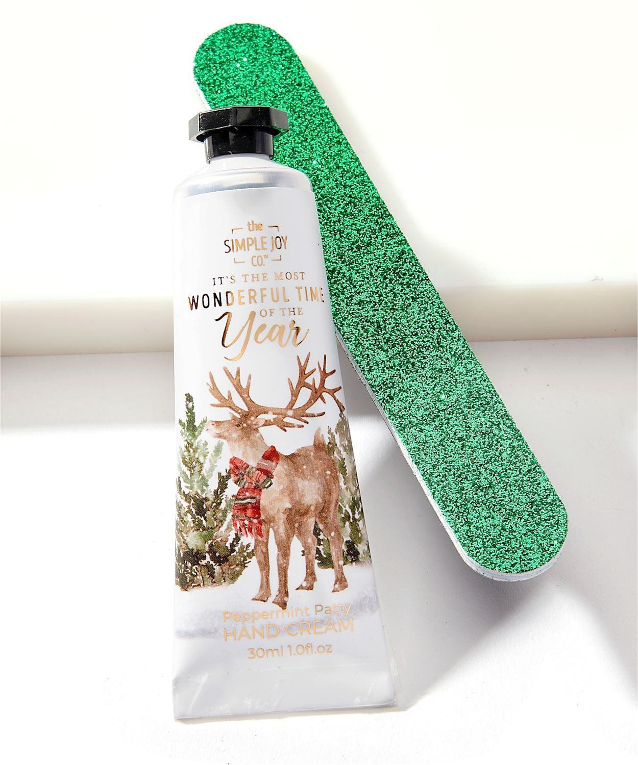 Christmas Scented Hand Cream & Nail File Gift Set-Christmas,Christmas Scented,Fireside,Gift Sets,Gifts,Hand Cream,Miscellaneous,Nail File,Peppermint Patty,Raspberry Ice,Stocking Stuffer-[option4]-[option5]-[option6]-Bella Bliss Boutique in Texas