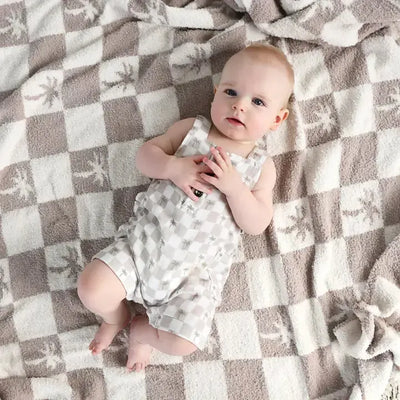 Coastal Coveralls-Children & Tweens,children's,clothing,Coveralls,Infant to 6,jumpsuit,Jumpsuits & Rompers,organic,Palm Trees,romper,Rompers,Short Romper-[option4]-[option5]-[option6]-Bella Bliss Boutique in Texas