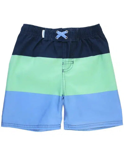 Color Block Swim Trunks - 4T-Blue,Bottoms,Children & Tweens,children's,clothing,Color Block,Colorblock,Infant to 6,Mint,Sale,Swim Trunks,Swimsuit,Swimwear-[option4]-[option5]-[option6]-Bella Bliss Boutique in Texas