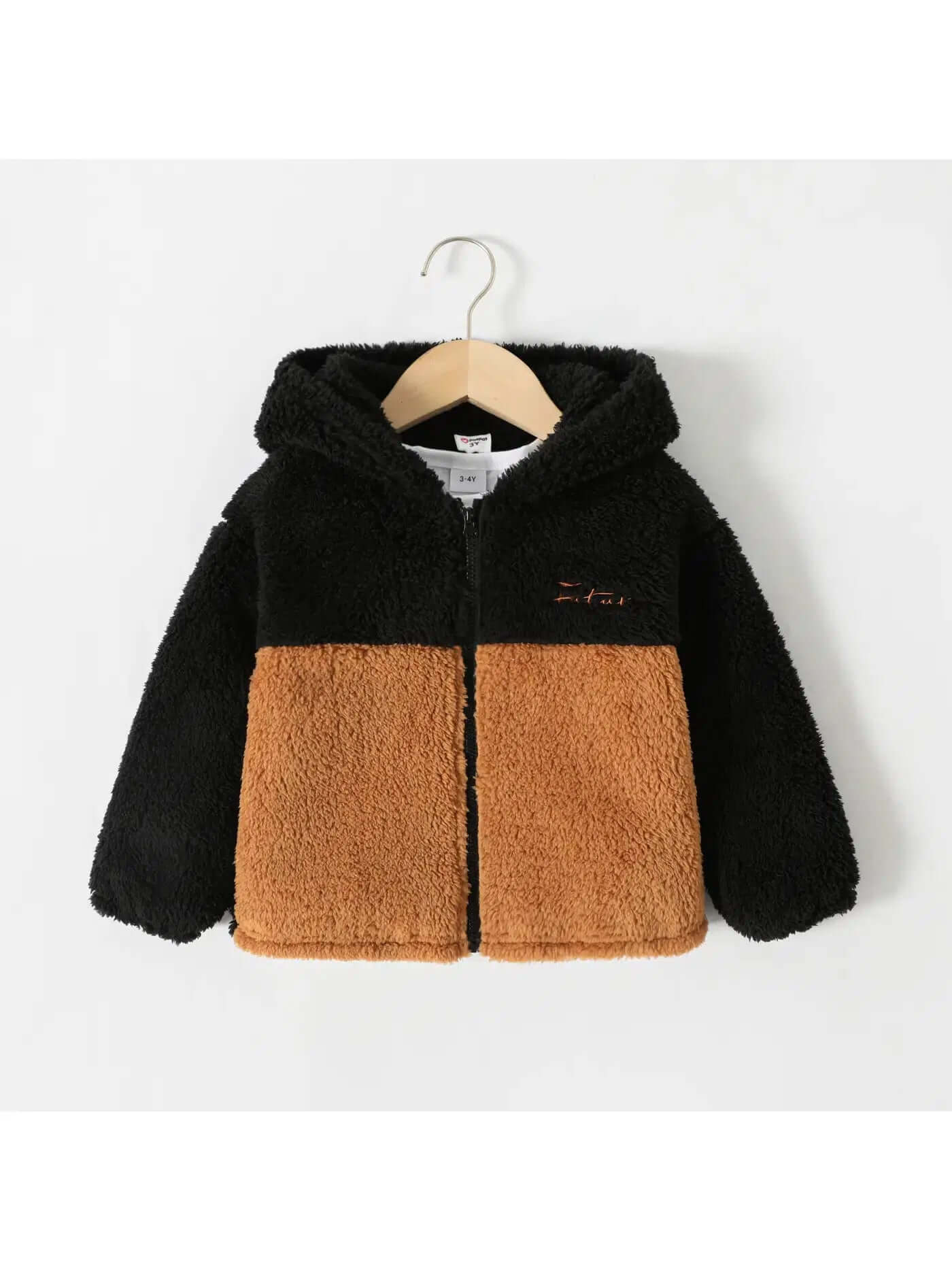 Colorblock Fleece Hooded Jacket-Children & Tweens,children's,Coats & Jackets,Color Block,Colorblock,Fleece,Hoodie,Infant to 6,jacket,Jackets,Outerwear-[option4]-[option5]-[option6]-Bella Bliss Boutique in Texas