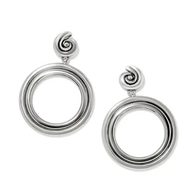 Contempo Moda Ring Post Drop Earrings-Brighton, Contempo Moda, Earring, Earrings, Jewelry, Post Drop Earrings, Post Earrings-[option4]-[option5]-[option6]-Bella Bliss Boutique in Texas