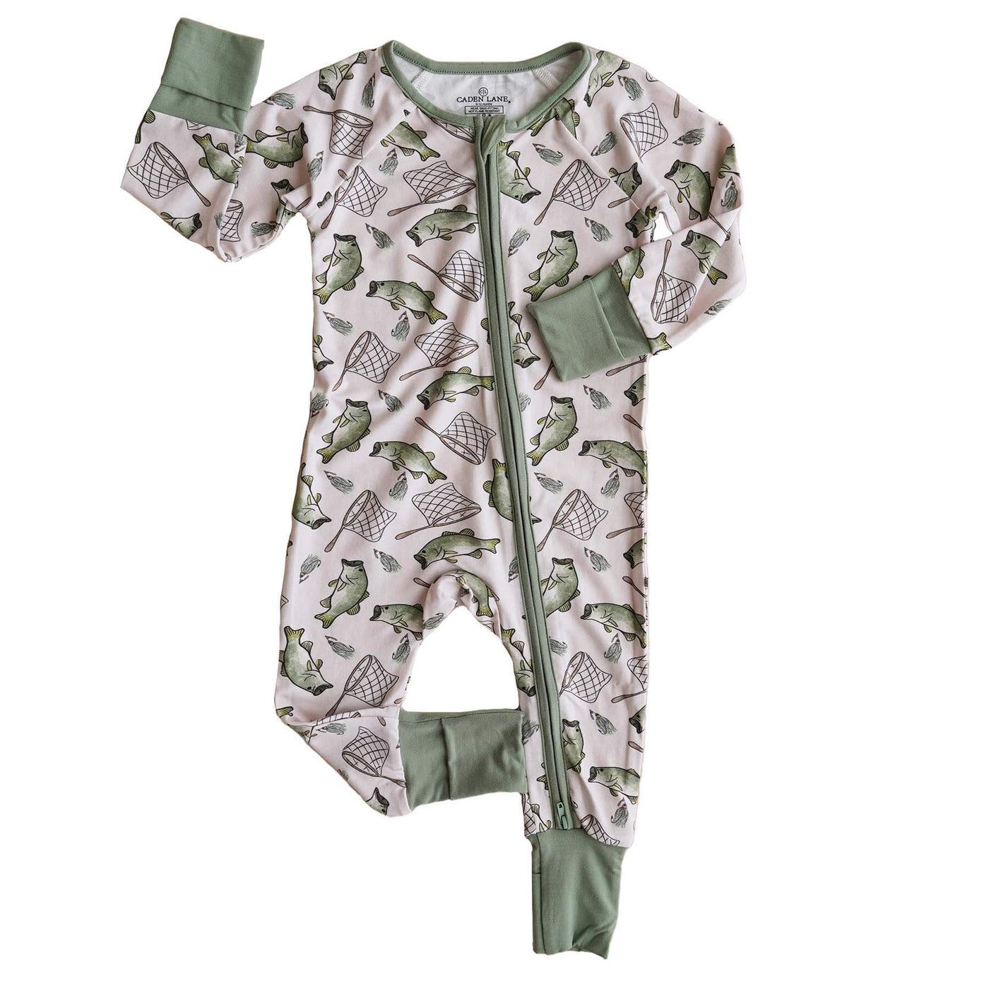 Convertible Bamboo Zip Romper-Bamboo Viscose,Caden Lane,Children & Tween,Children & Tweens,infant,Infant to 6,Lightweight,Rompers,Zip Front-0-3 M-[option4]-[option5]-[option6]-Bella Bliss Boutique in Texas