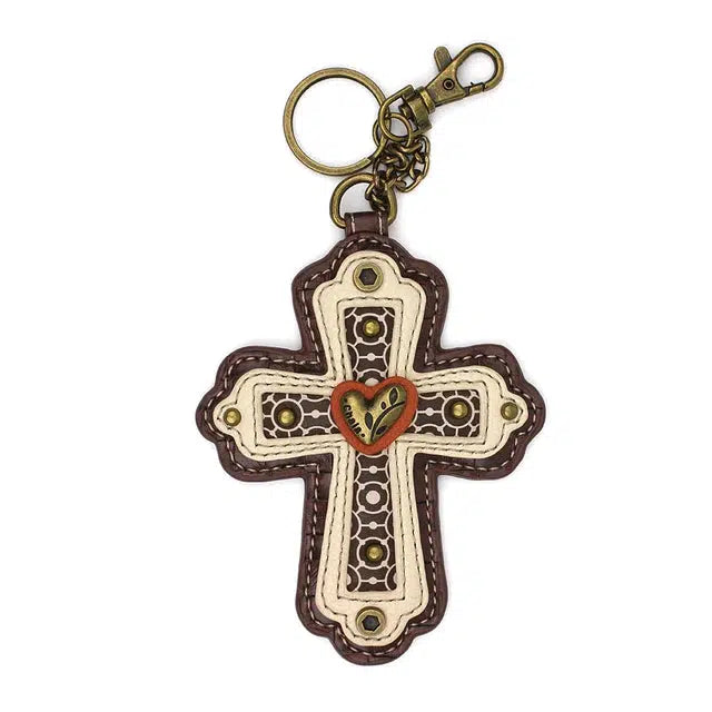 Cross Key Fob-Accessories,Cross,Key Chain,Key Fob,Keychain,keychains,Keychains & Coinpurses,Women,women's-[option4]-[option5]-[option6]-Bella Bliss Boutique in Texas