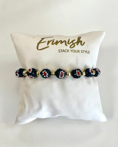 Crystal Burst Bead Bracelet-Bracelets,Erimish,gold,Jewelry,navy blue,One Size,Red,Stackable,Stretch Bracelet,Women-[option4]-[option5]-[option6]-Bella Bliss Boutique in Texas