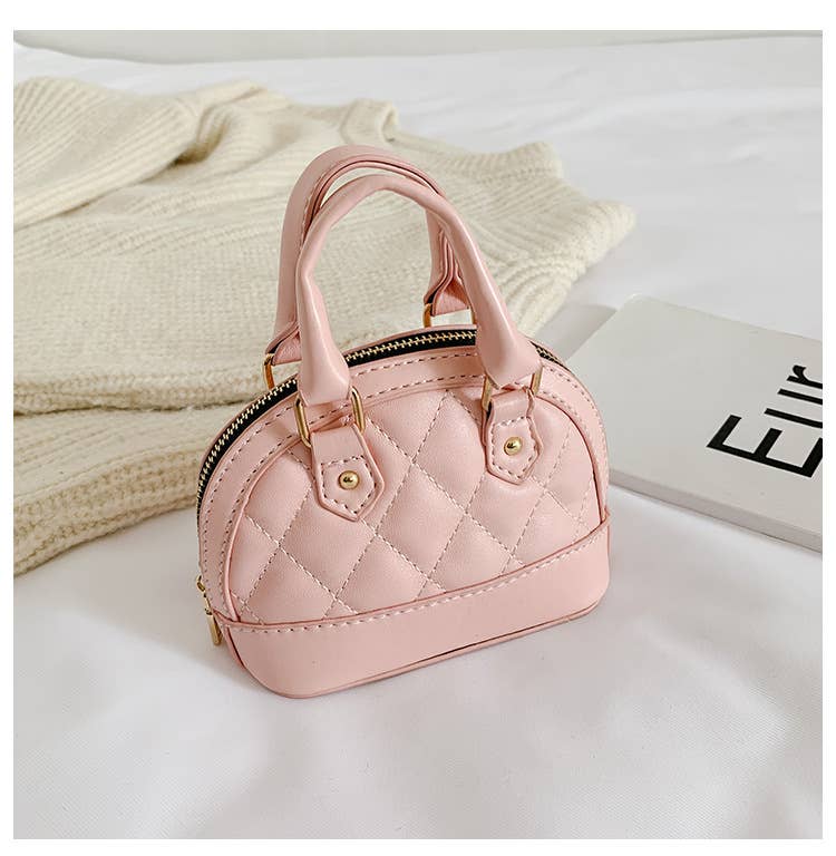 Dainty Diamond Mini Bag-Children & Tweens,children's,children's Accessories,Childrens/Tween,Crossbody,girls,Handbags,Infant to 6,Mini Crossbody,purses & bags,Quilted-[option4]-[option5]-[option6]-Bella Bliss Boutique in Texas