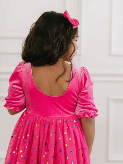 Diana Confetti Pop Dress - Size 10 Only-Children & Tweens,clothing,Confetti Pop,dress,dresses,Pink,Sale,Tweens 7-14,Twirl Dress-[option4]-[option5]-[option6]-Bella Bliss Boutique in Texas
